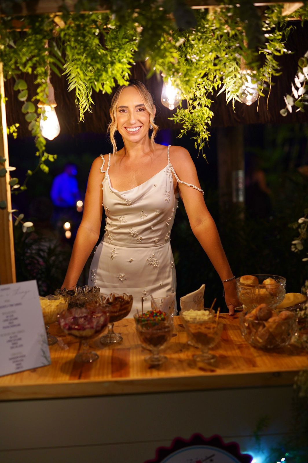Carrinho gourmet em casamento